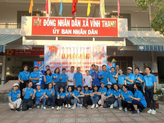  Hưởng ứng ngày chạy Olympic vì sức khỏe toàn dân 2024