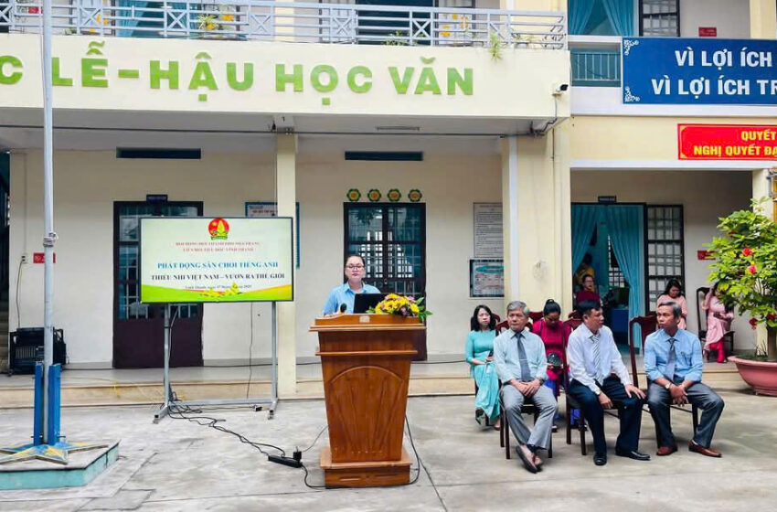  PHÁT ĐỘNG SÂN CHƠI TIẾNG ANH 2025