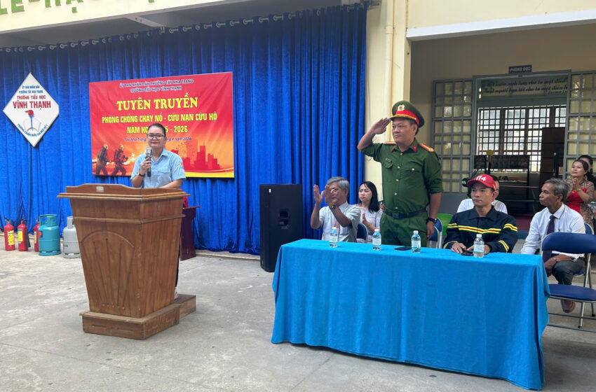  TUYÊN TRUYỀN PCCC VÀ CNCH NĂM HỌC: 2025-2026
