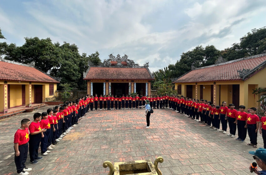  HÀNH TRÌNH TÌM VỀ ĐỊA CHỈ ĐỎ VÀ HOẠT ĐỘNG TRẢI NGHIỆM HỌC SINH KHỐI 5.